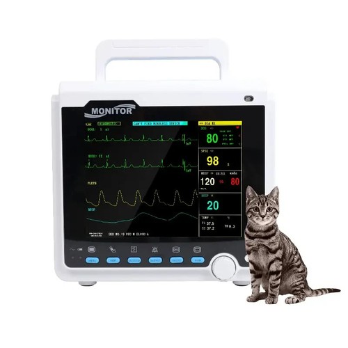 Veterinary Vital Signs Patient Monitor CO2 Monitoring 6 Parameters With ETCO2 - Picture 5 of 12