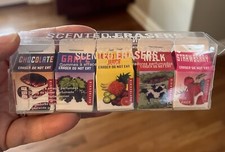 Milk Shake Cartons Scented Erasers Set Of 5 Novelty School Stationery Free Ship