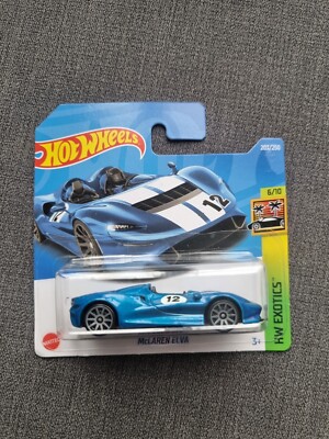 HOT WHEELS 2022 MCLAREN ELVA BLUE HW EXOTICS 