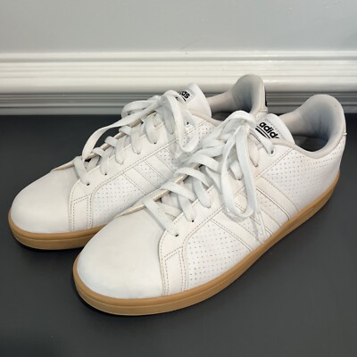 Adidas Cloudfoam Advantage B43662 Sneakers in White Mens Size 12