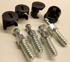 IKEA BESTA 118137 130618 cam nuts & cam screws set of 4 each part