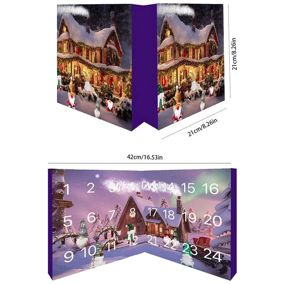 2024 Christmas Advent Calendar Christmas Countdown Calendar for Kids