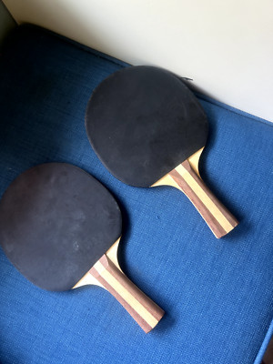 Prince ping pong paddle, Red and Black covering, Used condition
