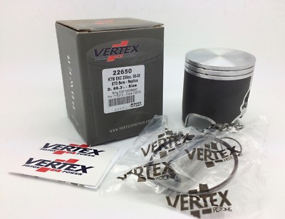 Vertex Kolben Kit KTM EXC 250 inkl. Ringe, Bolzen & Clips 2000-05 Größe C 66,36mm 2650