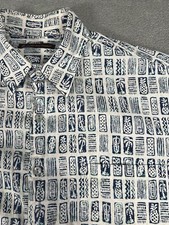 Tori Richard Shirt Mens Small Hawaiian Button 100% Cotton Lawn Made In USA