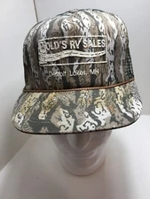 Trucker Hat Baseball Cap Foam Front Mesh SnapBack.   Good ConditioN WOLDS RV