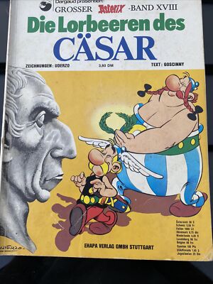 Asterix Die Lorbeeren des Cäsar Band XVIII 1974