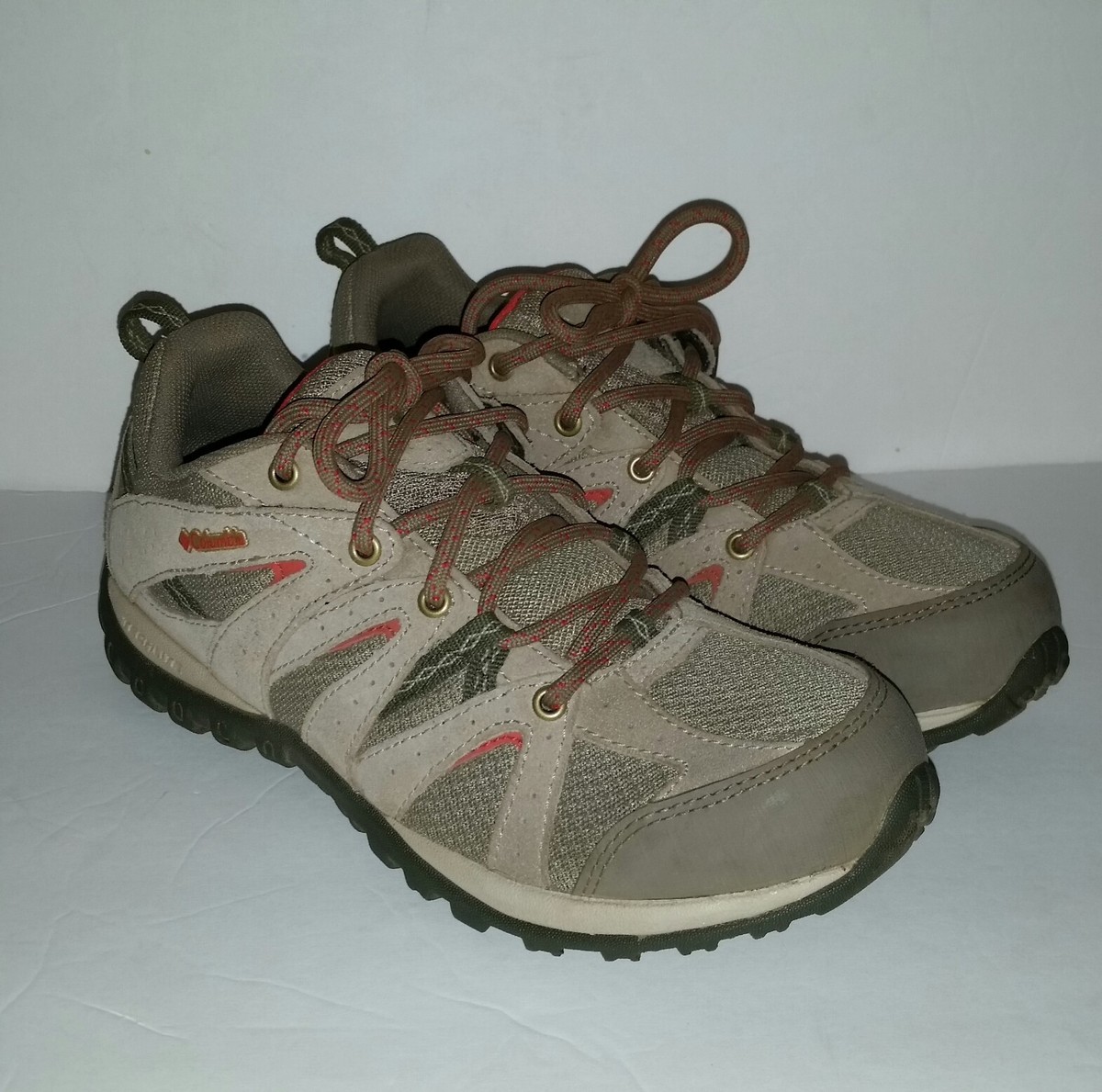 Columbia Grand Canyon Leather Hiking Trail Shoes Women's Omni Grip EUC