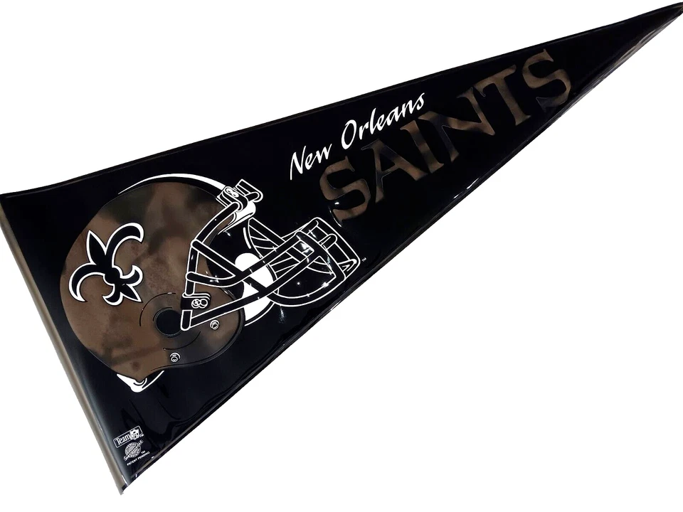 DE COLECCIÓN New Orleans Saints NFL SUPER Banderín (49x20) | RARO Banner Coleccionista Nuevo de Lote Antiguo Foto 2 de 4