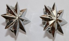 2 Stück Donauklammern - Vorhangklammern - Metallclips - Motivklammern Stern