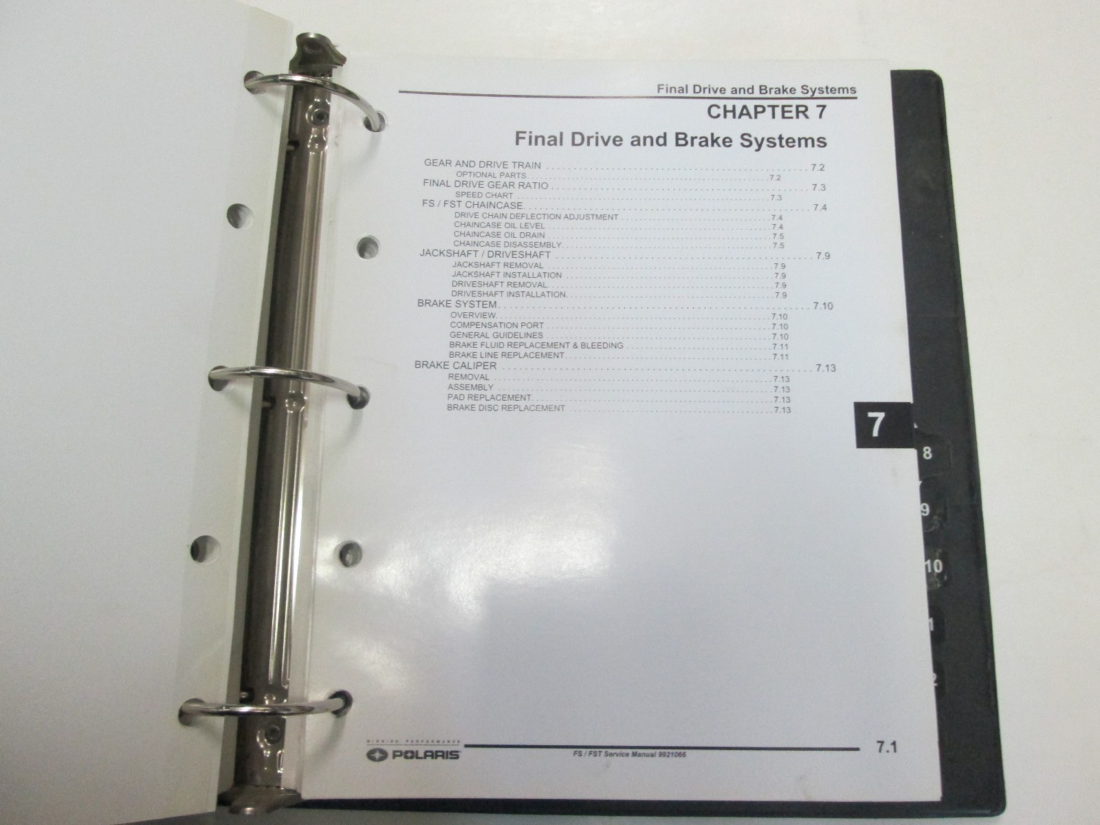 2006 2008 Polaris FS FST IQ Snowmobile Service Repair Manual FACTORY OEM  BINDER | eBay
