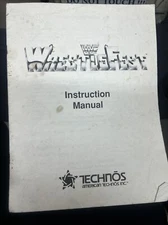 Technos WRESTLEFEST Arcade Video Game Manual - good used original