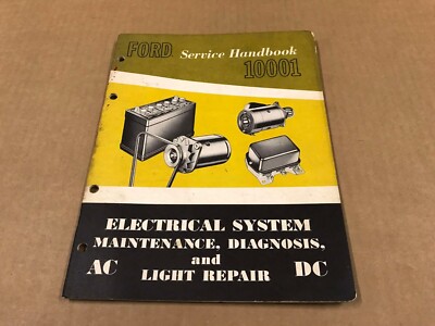 VTG 1962 Ford Service Handbook-Electrical System Maintenance & Diagnosis - 10001