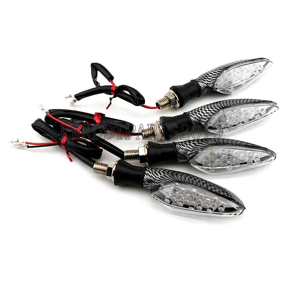 4x Indicadores de Luzes de Seta para Kawasaki Ninja ZX 1000 600R 750R 900R 6R - Imagem 3 de 4