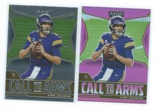 2021 Playoff-Kirk Cousins base & Pink Call To Arms #CAKCO-Minnesota Vikings
