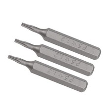 3pcs Star Bit 1.1 Inch X H5/32 X P5/1.2mm Hex Shank Torx Screw Driver Batch He
