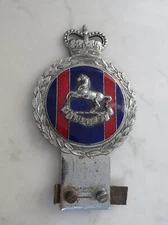 King's Liverpool Regiment Car Radiator Grill Badge by J.R. Gaunt British Army