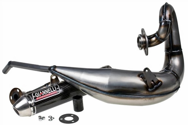 Auspuff Giannelli Enduro Carbon FüR Yamaha Dt 125 Re / X 04-06 (E)-image
