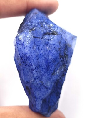 DYED Quality 500 Ct Blue Sapphire Rough Certified African Loose