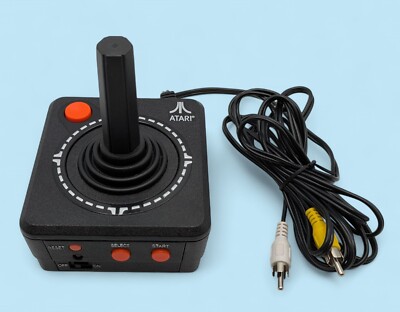 2002 Jakks Atari Flashback TV Games Plug n Play Joystick 10 Games WORKS
