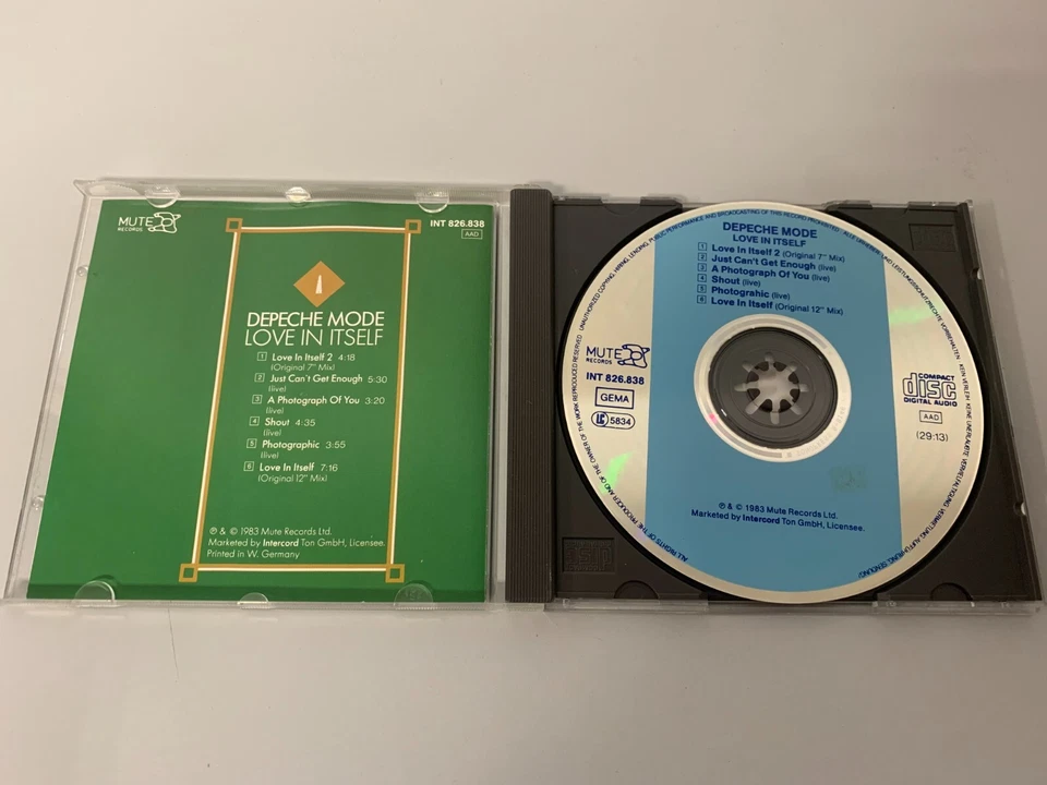 Depeche Mode - Love In Itself - Maxi CD Single © 1983/87 Live Tracks # 826.838 - Bild 2 von 3