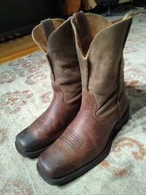 ARIAT RAMBLER BROWN LEATHER SQUARE TOE SOFT SHAFT