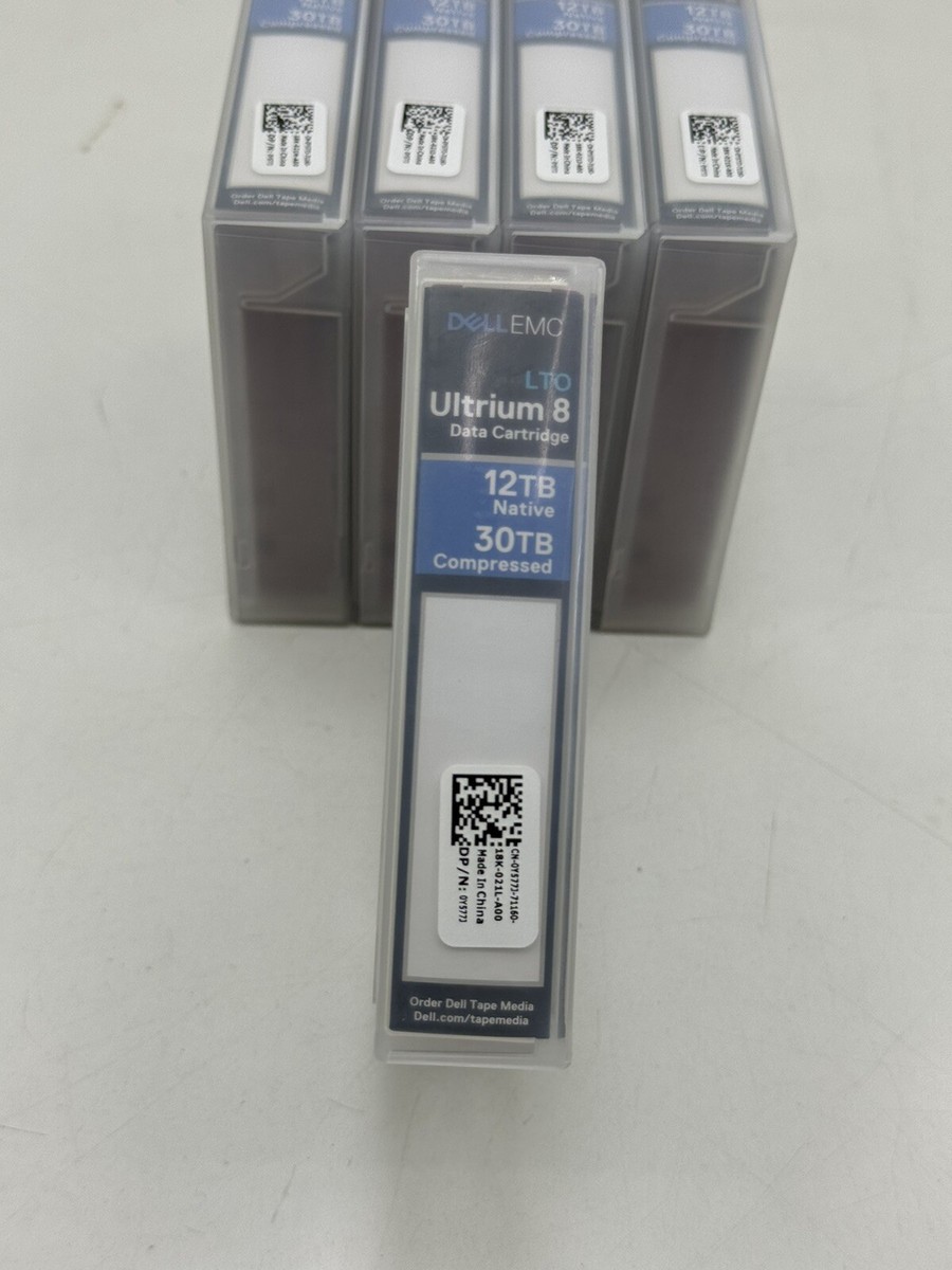 DELL EMC 0Y577J LTO ULTRIUM 8 DATA CARTRIDGE 12TB NATIVE 30TB