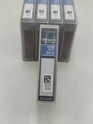 DELL EMC 0Y577J LTO ULTRIUM 8 DATA CARTRIDGE 12TB NATIVE 30TB