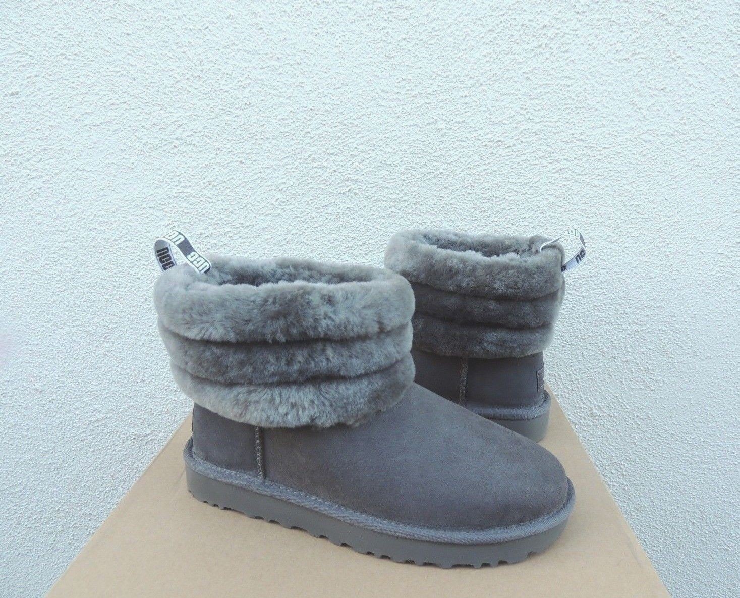 ugg women's fluff mini quilted boots