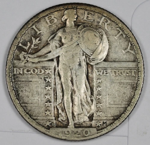1920-D Standing Liberty Quarter — photo from the most recent tracked eBay sale
