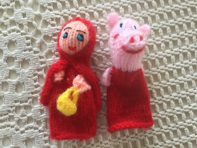 PETIT THEATRE 4 MARIONNETTES DOIGTS PETIT CHAPERON ROUGE LONDJI *NEUF PETIT THEATRE 4 MARIONNETTES DOIGTS PETIT CHAPERON ROUGE LONDJI *NEUF