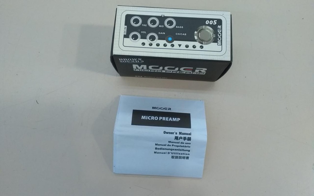 MOOER Micro Preamp 005 Brown Sound 3 Digital Preamp Effect