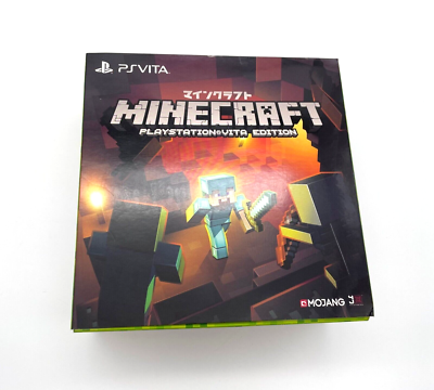 PS Vita Minecraft Special Edition PCHJ 10031 Console Charger Box 