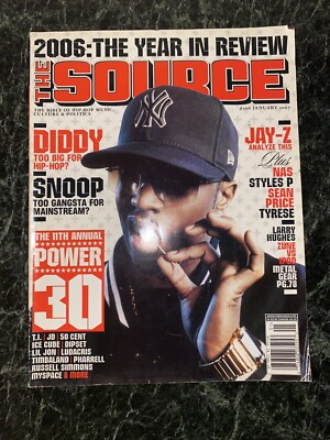 The Source Magazine Snoop Dogg Pdiddy 2006 Puff Daddy Puffy Brother Love Used