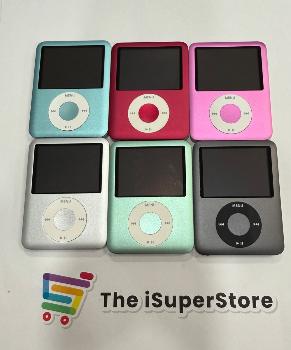 Apple iPod Nano 3rd Generation 8GB A1236 Mp3 Mp4 , New Battery