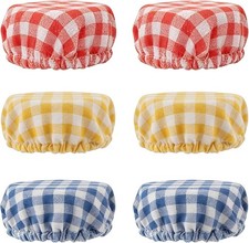 Sourdough Jar Cover Reusable Sourdough Cloth Cover 6pc Handmade Cotton Cloth