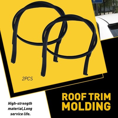 Black Roof Trim Molding Kit Fit for 2014 2015 2016 2017 Toyota Corolla Sedan