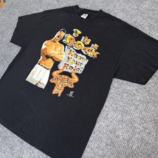 Vintage The Rock Know Your Role Black Shirt WWF WWE Size 2XL