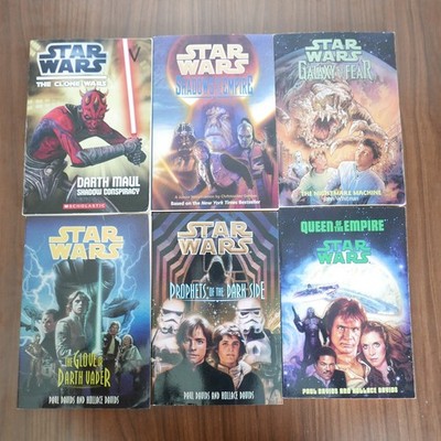 Lot of 6 - Star Wars Paperback Books Young Readers Youth Kids Illustrated