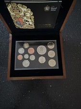 2009 Uk Royal Mint 12 Coin Executive Proof Set With Kew Garden 50 Pence COA
