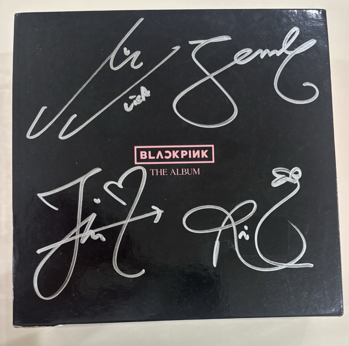 BLACKPINK [THE ALBUM] All Member Autographed Signed Album | eBay