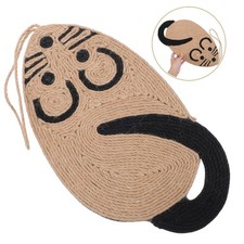  Tapis Griffoir Chat Grattoir Mignon Sisal Cat Scratcher Jouet De Souris