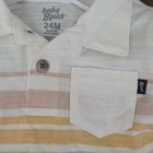 baby B'gosh 24M Striped Collared Cotton Knit Short Sleeve One-Piece Bodysuit — photo 2