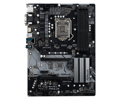 ASRock Z390 Pro4 LGA 1151 Z390 HDMI USB 3.1 2 Ultra M.2 DDR4 ATX Motherboard