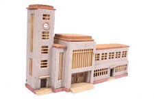 Temos Bahnhof Holz Vintage DDR Modellbahngeb�...