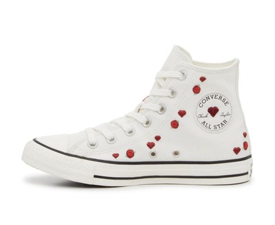 Woman's Fashion Sneakers Converse Chuck Taylor All Star Heart & Rose High Size 6
