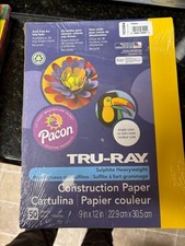 Crayola, Riverside, Sun Works, and Tru Ray brand construction paper assorted-new