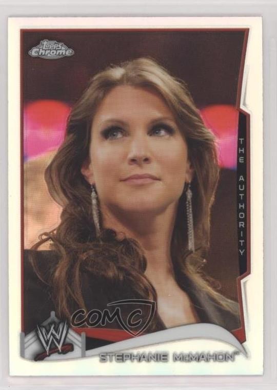 2014 Topps Chrome WWE Refractor Stephanie McMahon #47 0b67