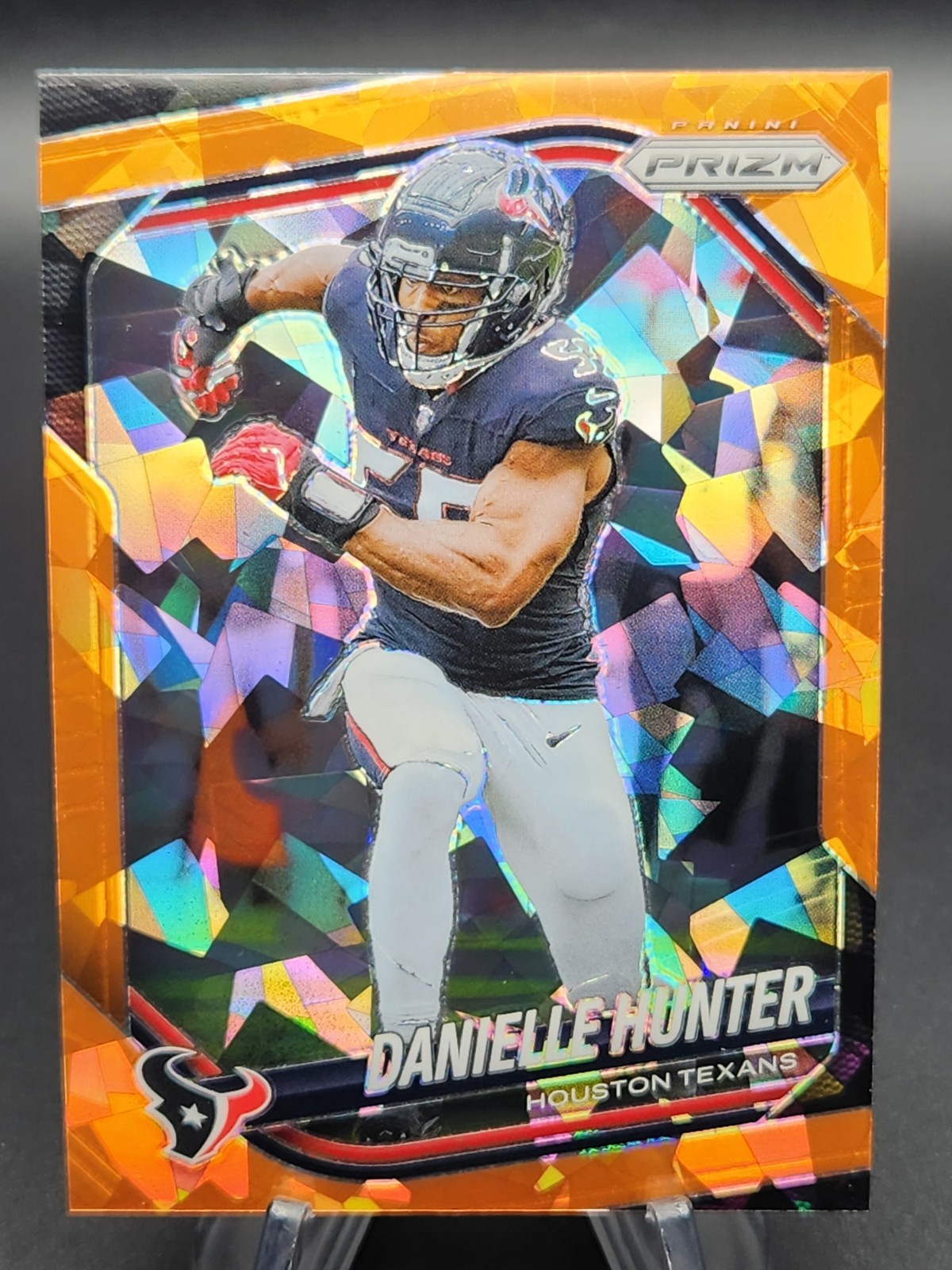 Danielle Hunter 2025 Panini Prizm Orange Ice