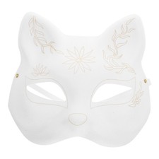 Masquerade Mask Plain Masks to Decorate Cat Colour Blank Hand Painted